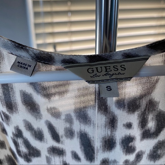 Guess sheer asymmetrical high low dress - Picture 5 of 5